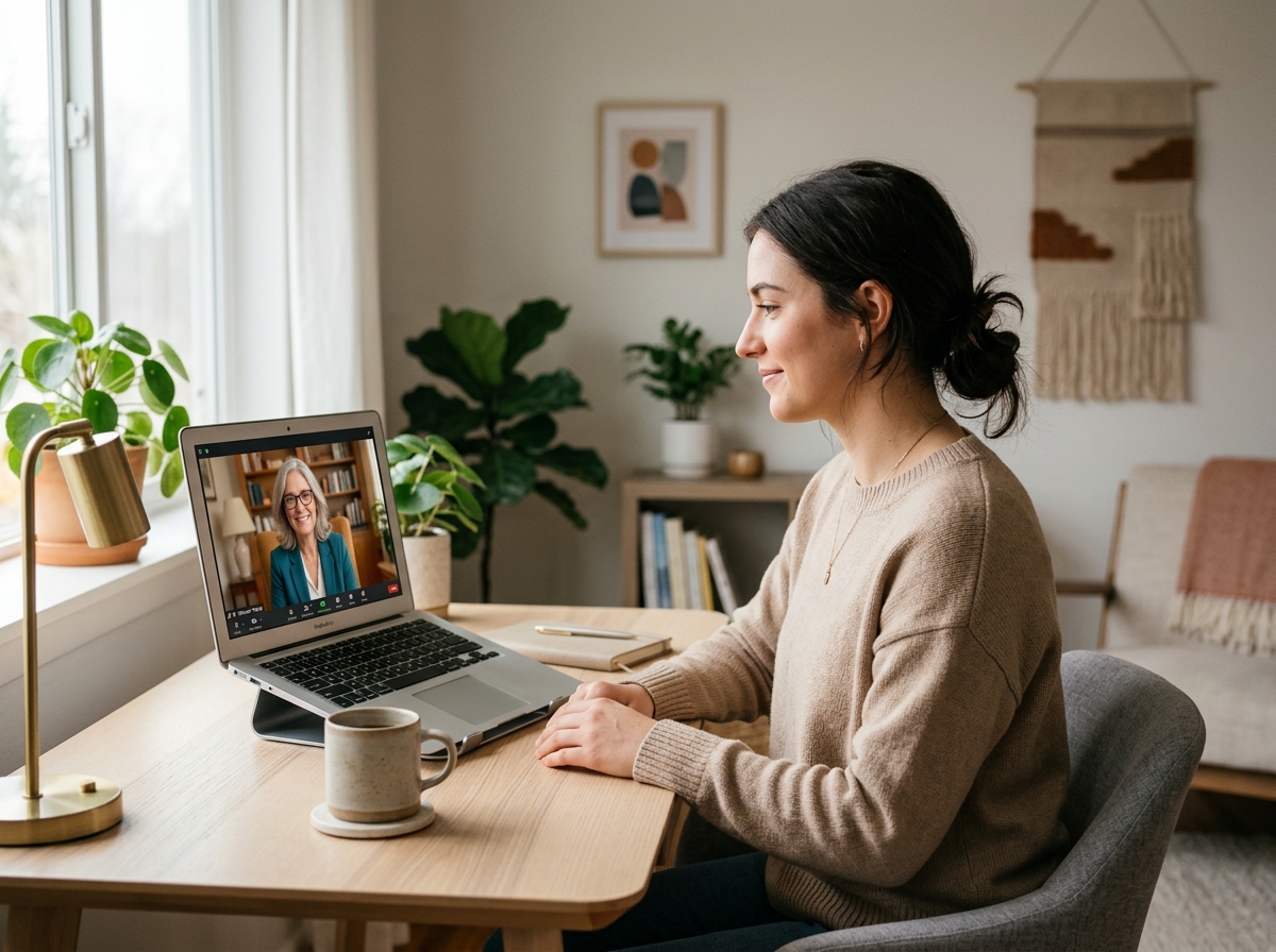 Online Anxiety Counselling video session